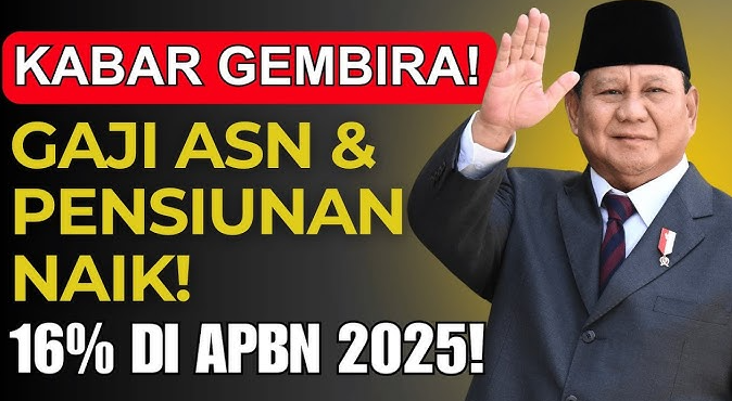 gaji ASN, kenaikan gaji PNS, gaji pensiunan, berita ASN, gaji terbaru 2025,